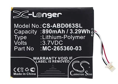 CAMERON SINO NEW Battery for Amazon Kindle 7 Kindle 7th Generation WP63GW 58-000083 UK Stock