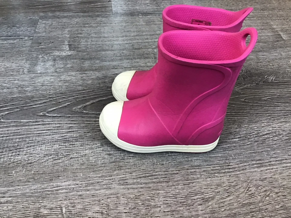 Crocs Iconic Comfort Juvenil Talla 7 C7 Botas de Lluvia Niñas Pequeñas Bota Rosa 20351 Foto 4 de 4