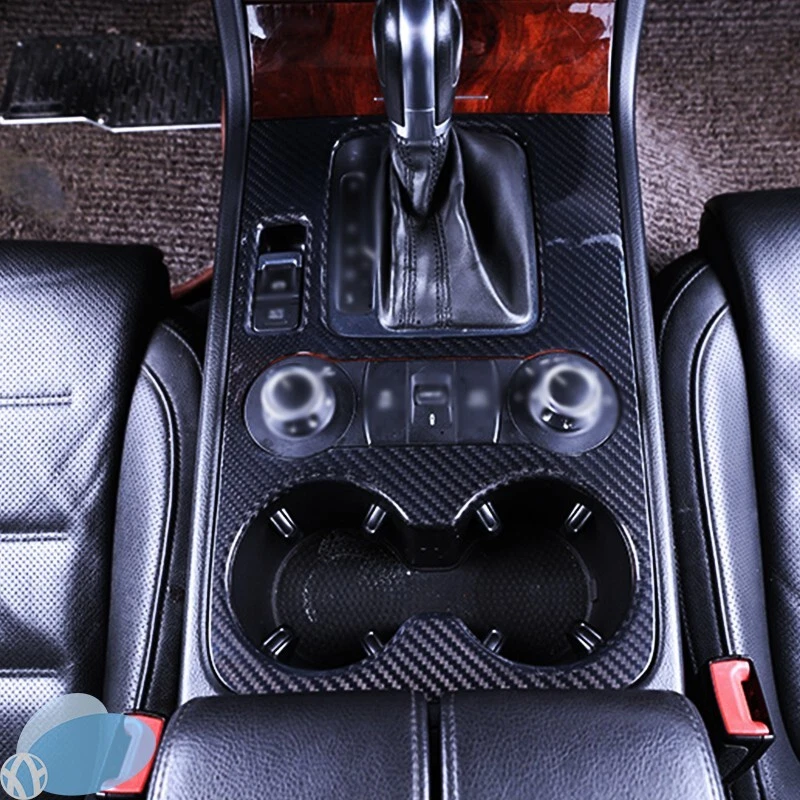 Real Carbon Fiber Car Gear Shift Panel Cover Trim For 11-18 Volkswagen Touareg Foto 2 de 4