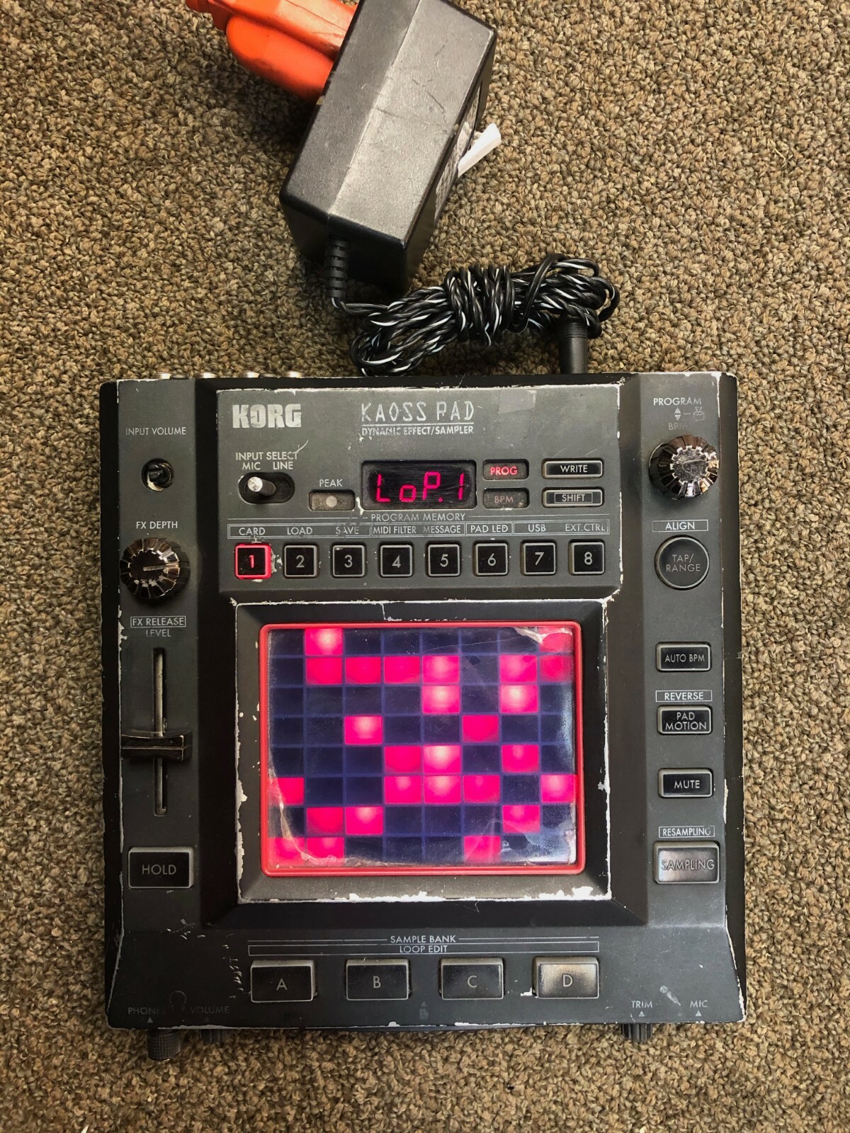 Korg Kaoss Pad 2 Kp2 Dynamic Effect Sampler W Adapter From Japan For Sale Online Ebay