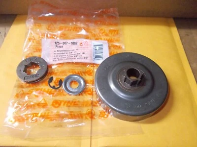 Stihl OEM Rim Sprocket Kit 3/8" 7T 290 310 390 034 036 391 1125-007-1002 GM-D3B1