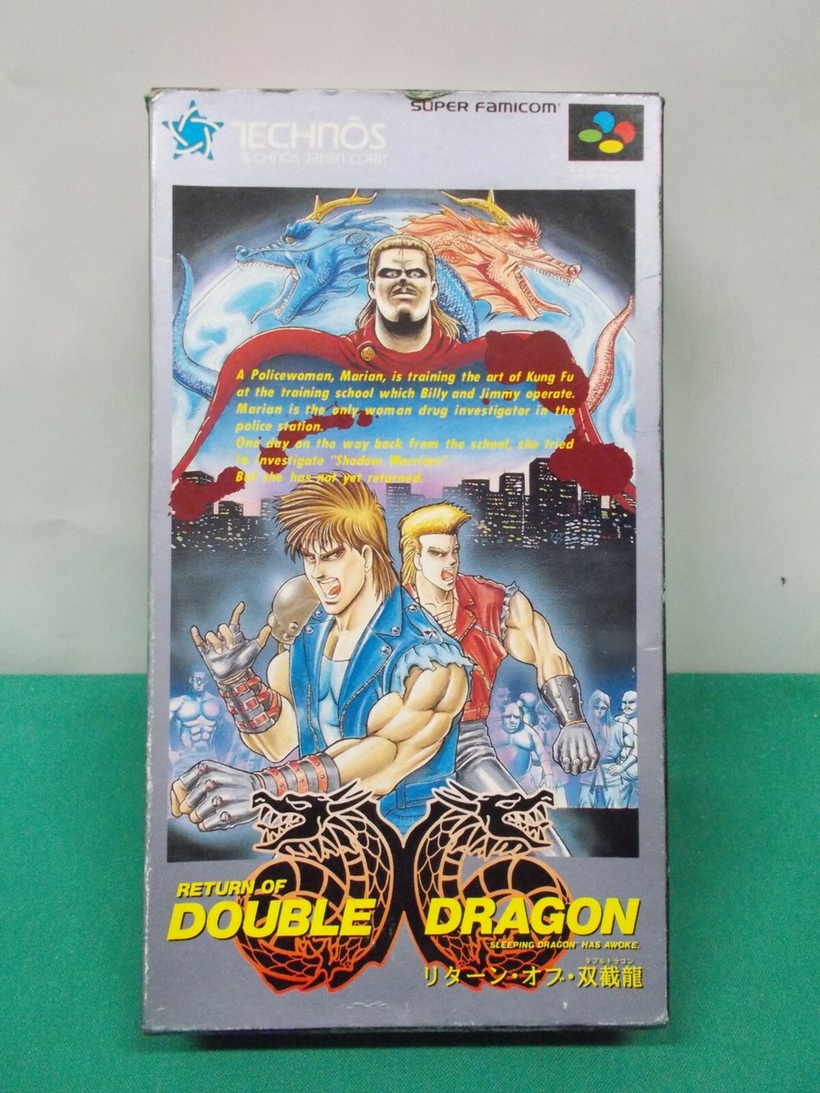 SNES -- Return of Double Dragon -- Boxed. Super famicom. Japan