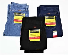 New Rustler by Wrangler Men's Regular Fit Straight-Leg Jeans All Sizes  