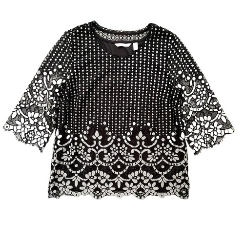 Isaac Mizrahi Live! Women's Top Sz 2XS (XXS) Essential Yarn Dye