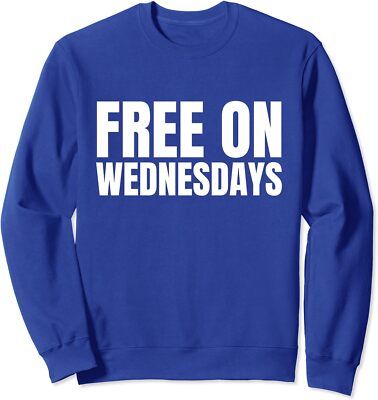 Free on Wednesdays Elections Biden President US Unisex Crewneck Sweatshirt