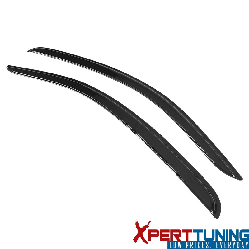 Para 05-09 Ford Mustang Cupé 2 puertas Viseras Ventana Humo Ventilación Lluvia Gurad Acrílico Foto 3 de 4