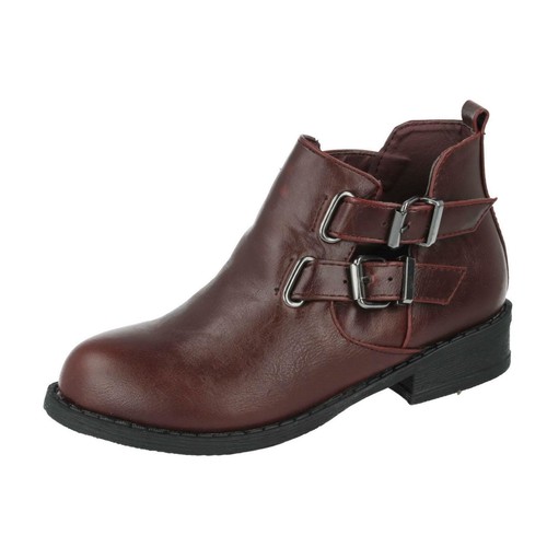 Solde Filles Spot On Synthétique Bottines à Enfiler Petit Talon Bloc H5035 - Zdjęcie 2 z 10