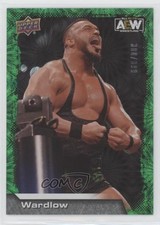 2022 Upper Deck AEW All Elite Wrestling Green Pyro 380/399 Wardlow #66 0w6