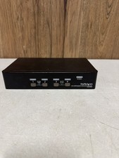 StarTech SV431DPUA 4-Port USB DisplayPort KVM Switch with Audio Untested