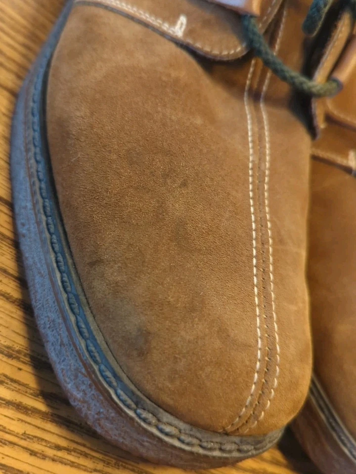 Bota de Colección Hush Puppies Para Hombres 12 W Ancho Marrón Gamuza Cuero Forrada Sherpa   Foto 4 de 4