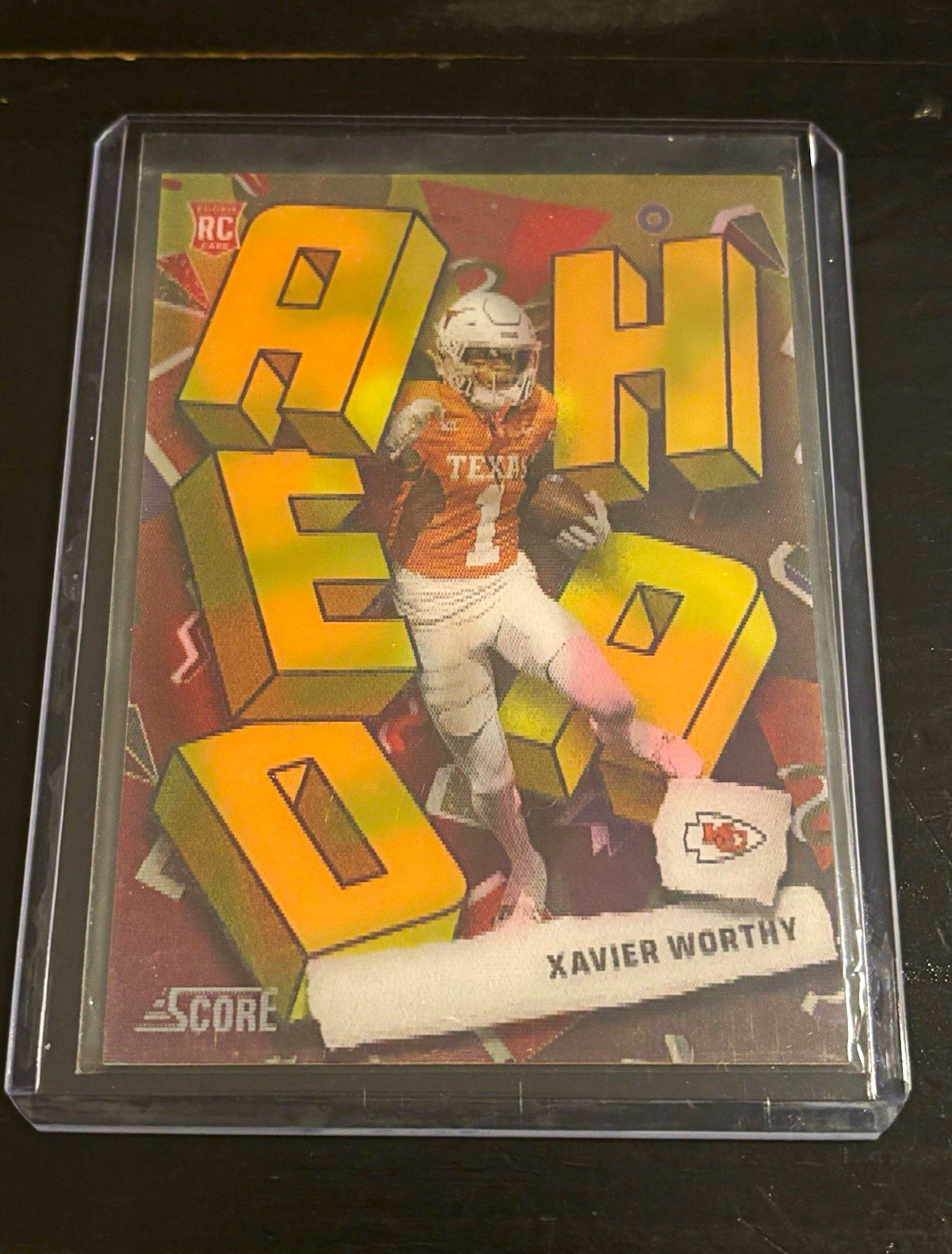 Panini 2024 Score Football - Xavier Worthy Step Ahead Rookie Insert #SA-XWY