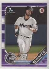 2019 Bowman Draft Purple 79/250 Evan Edwards #BD-168 y0i