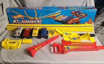 1988 Mattel Hot Wheels G-Force Gravity Stunt Set Vintage - Missing 1 Car