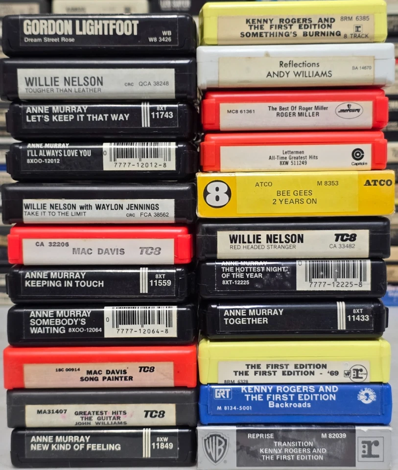 Nice Lot of 22 Pop Country Soft Rock 8-Tracks Vintage 8 Track Tape Cartridge #34 - Image 2 of 4