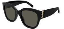 New Saint Laurent Women's SL M95/F Cat Eye Sunglasses - Black / Gold