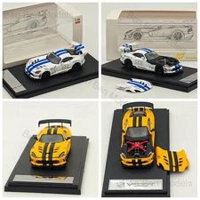 Hone Model 1/64 Dodge Viper MK3 ACR Racing Sports Diecast Model Car Collection