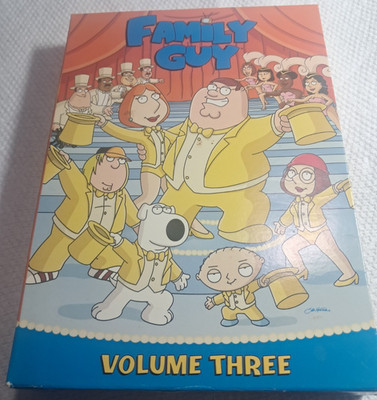 Family Guy Volume Three DVD 3 Disc set Full Frame '05 animation fox Stewie Peter