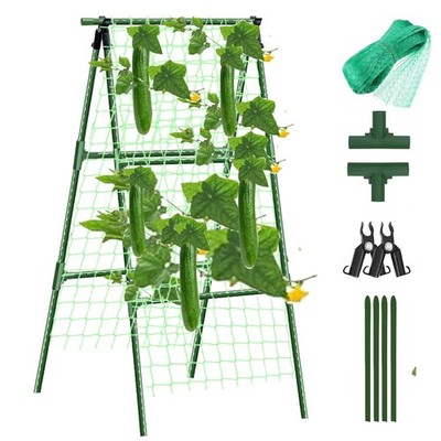 Small Size Garden Cucumber Trellis for Climbing Plants Outdoor, 47x16 inch A ...