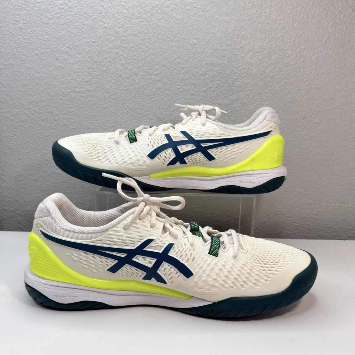 ASICS Gel Resolution 9 White Restful Teal for Sale | Authenticity