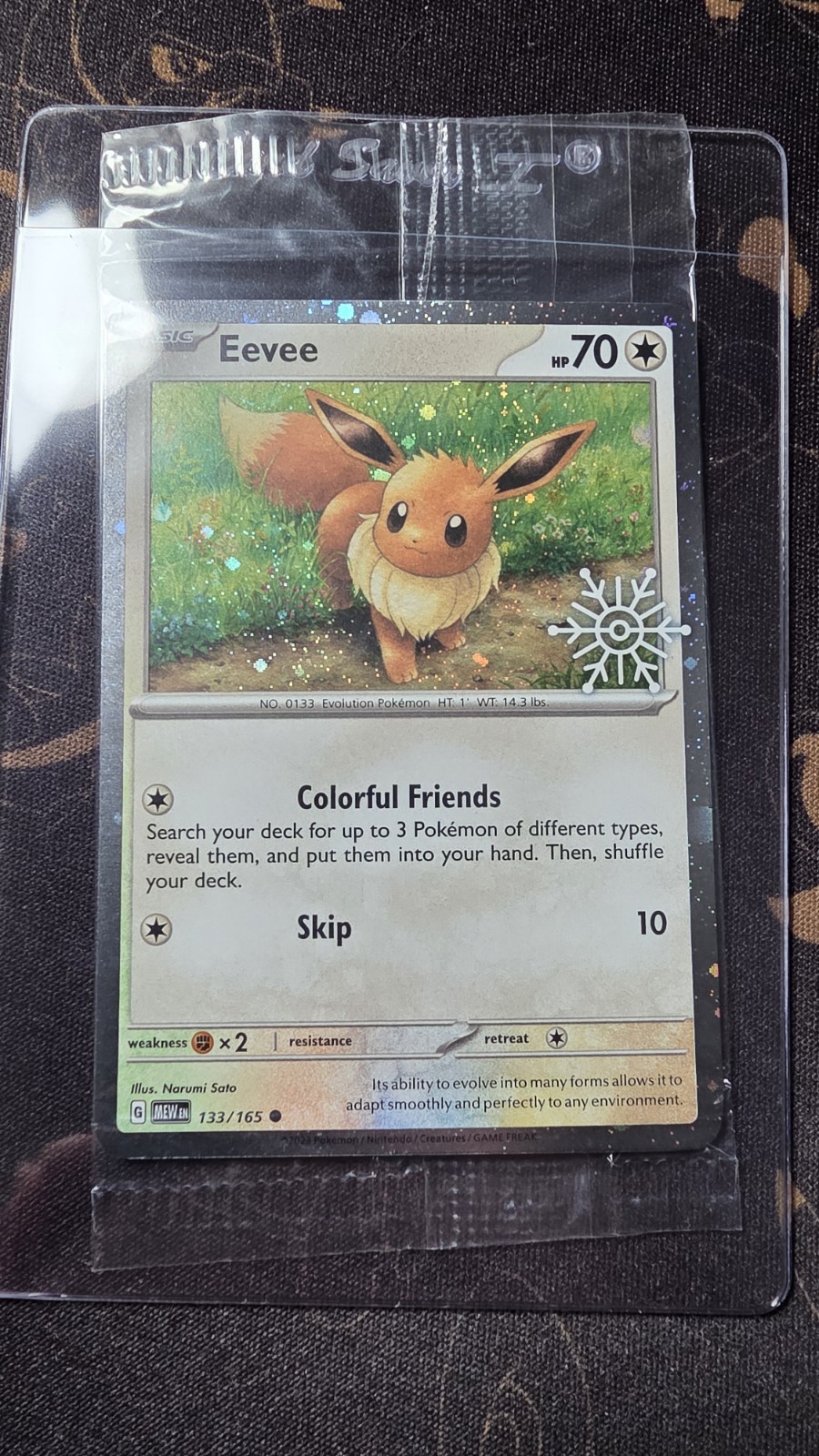 Pokemon - Eevee 133/165 Holiday Calendar SEALED