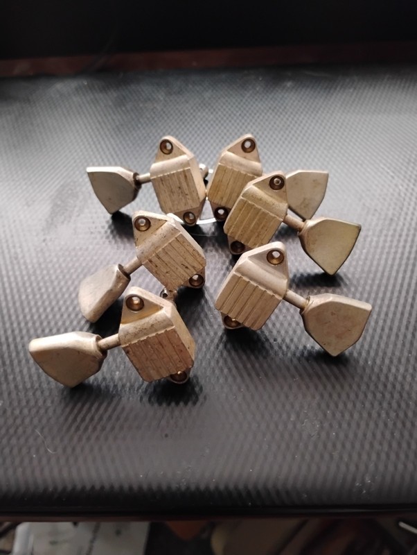 1950-1960s Gibson Martin etc Waffle Back Tuners set luthier project parts 50s 60