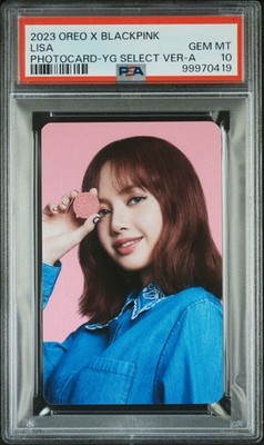 LISA 2023 OREO X BLACKPINK YG SELECT EXCLUSIVE VERSION A GEM MINT