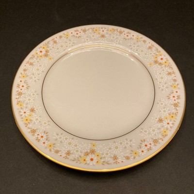 NORITAKE IVORY CHINA JAPAN BREAD PLATE 7025 FRAGRANCE 6.5''