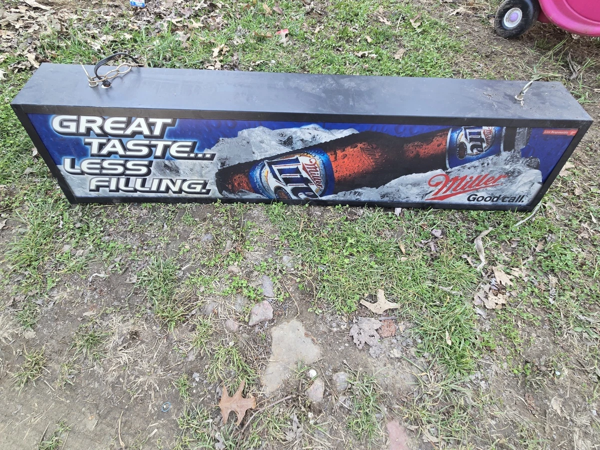 Pool Table Bar Light In Collectible Miller Signs & Tins for sale