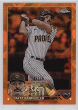 2023 Topps Chrome Sapphire Edition Orange 12/25 Matt Carpenter #478 0c6