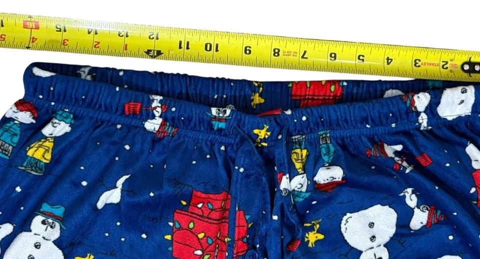 花生睡衣裤子史努比伍德斯托克查理布朗圣诞节超细摇粒绒休息室 — 第 4/4 张图片