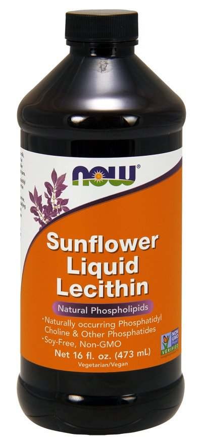 NOW Foods Sunflower Lecithin, Liquid - 473 ml