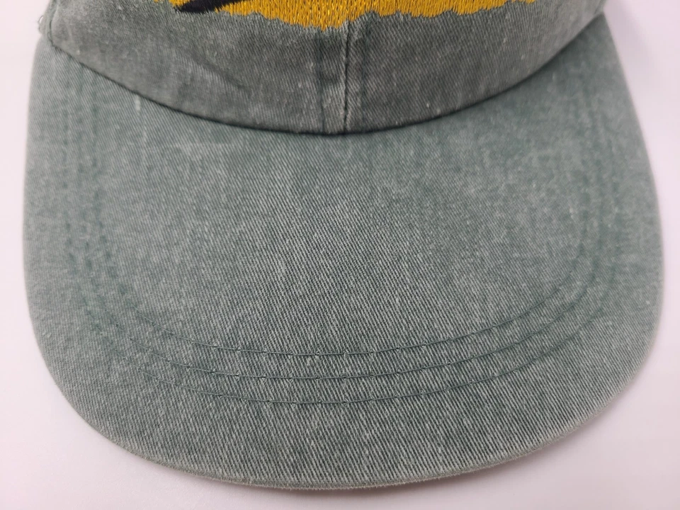 Boné de remo ajustável vintage RoWarrior Fahrenheit Strapback masculino feminino verde - Imagem 3 de 4