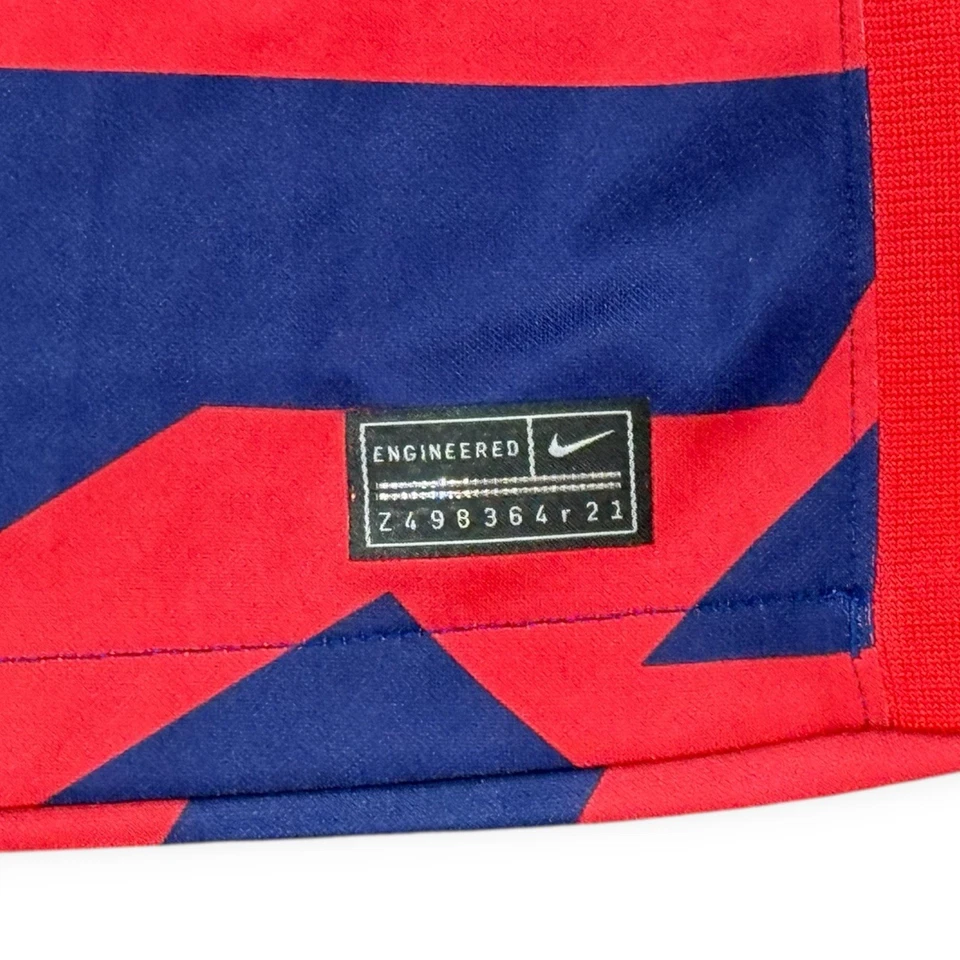 Camiseta de fútbol Nike Alex Morgan EE. UU. para mujer grande roja Dri Fit #13 auténtica 2021 Foto 3 de 4