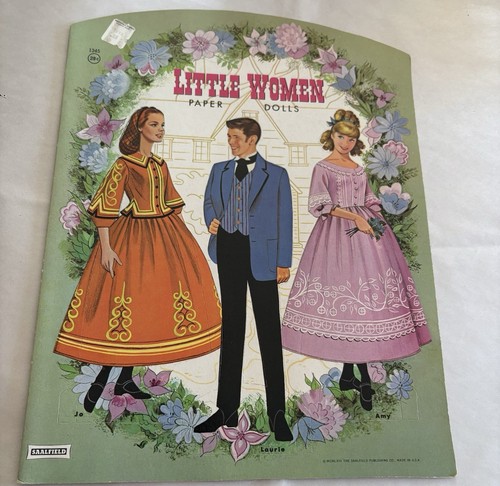 Vintage 1963 Saalfield Uncut Paper Book - Little Women # 1345