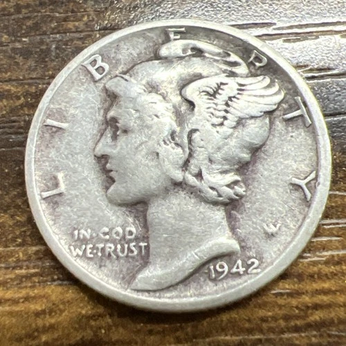 1942-S MERCURY SILVER DIME ACTUAL COIN Get More Today & Save Shop Here Buy Here