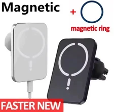 30W Magnetic Wireless Car Charger Phone Holder Bracket For Apple iPhone 16 15 14