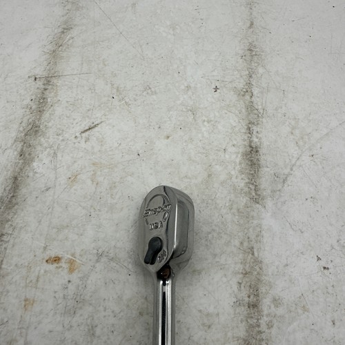 Snap-on Tools NEW RED 1/4" Drive Soft Grip Extra-Long Fixed Head Ratchet THLL72 - Picture 2 of 4