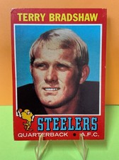 1971 Topps #156 Terry Bradshaw rookie Pittsburgh Steelers