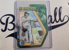 Topps 2025 Bowman Draft Jamie Arnold Athletics In Action Insert BIA-3