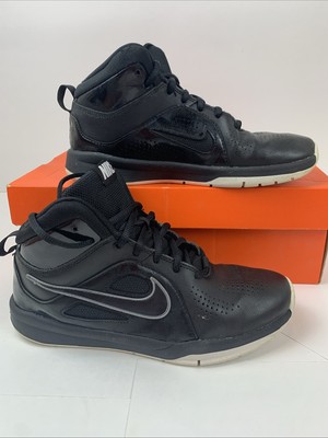 Nike Boys Team Hustle D6 599187-001 Black Basketball Shoes Sneakers Size 5.5 Y