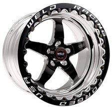 Weld S71 17x11 Black Single Beadlock Wheel With For 5x115mm Bolt Pattern