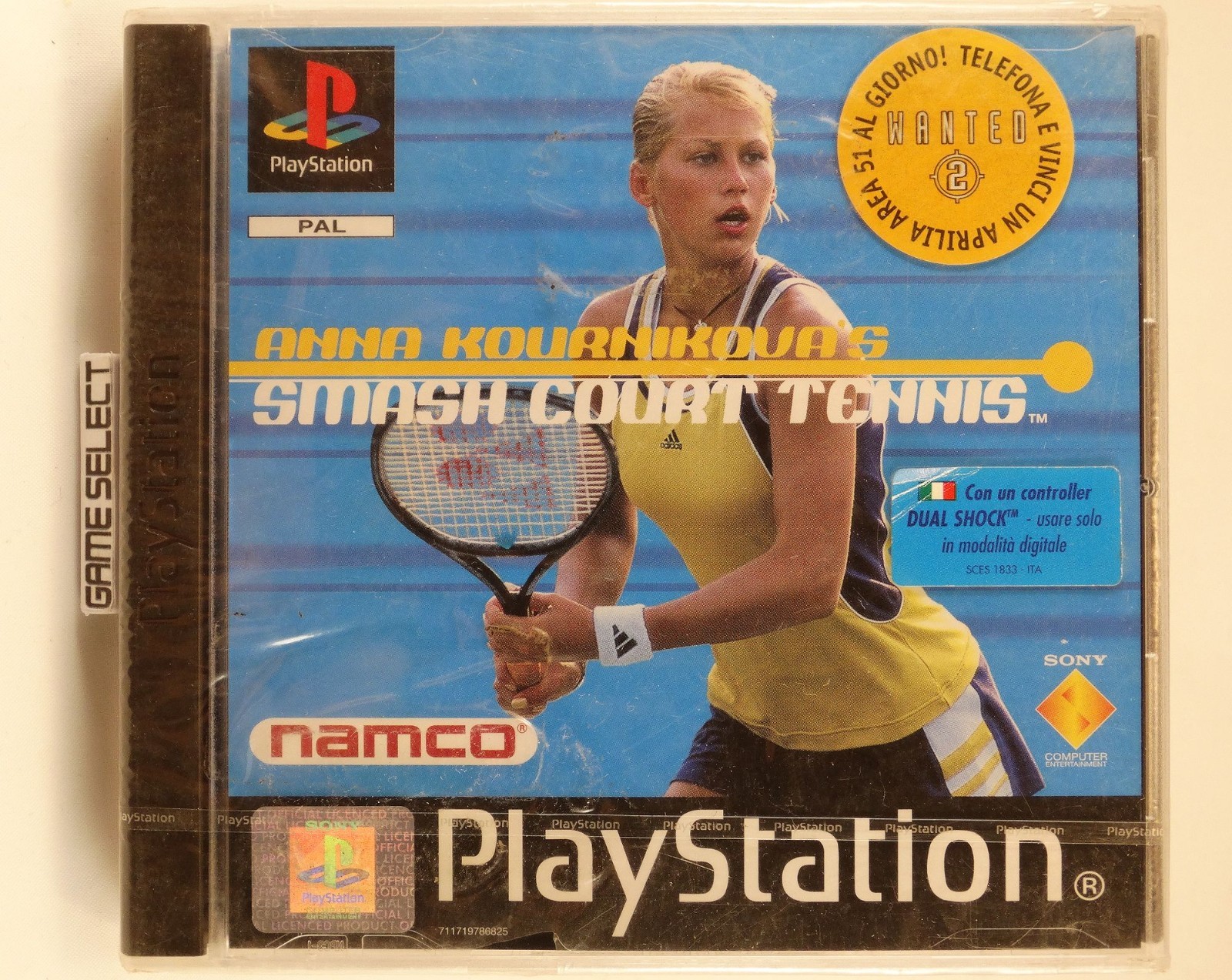 Anna Kournikova's Smash Court Tennis Playstation Ps1 Pal Eur Ita Nouveaux Scellé