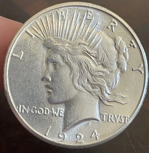 RARE! 1924 S Peace Silver Dollar ~ FROM MS PEACE Set ~ 90% Silver $1