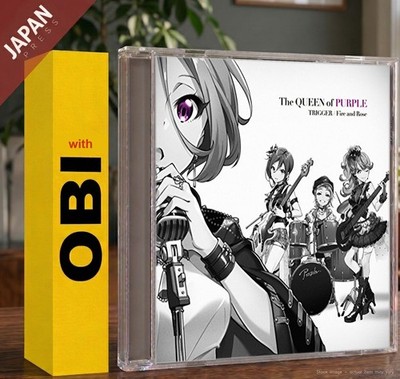 The QUEEN of PURPLE - TRIGGER / Fire and Rose(Regular... CD Japan Import Anime