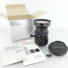 Mamiya RZ67 75mm f/4.5 W Sekor Shift Z Lens for Pro II Medium Format Camera
