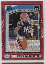 2024 Donruss Rated Rookie Optic Preview Red Wave Prizm Casey Washington 05ns