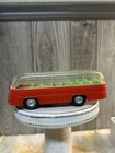 Vintage CM #401 Clear Top & Red Plastic Toy Bus Made In Hong Kong — photo 2