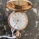 New ListingAntique 1894 Elgin Grade 96 Pocket Watch - 6s Gold Filled Hunting Case - RUNS