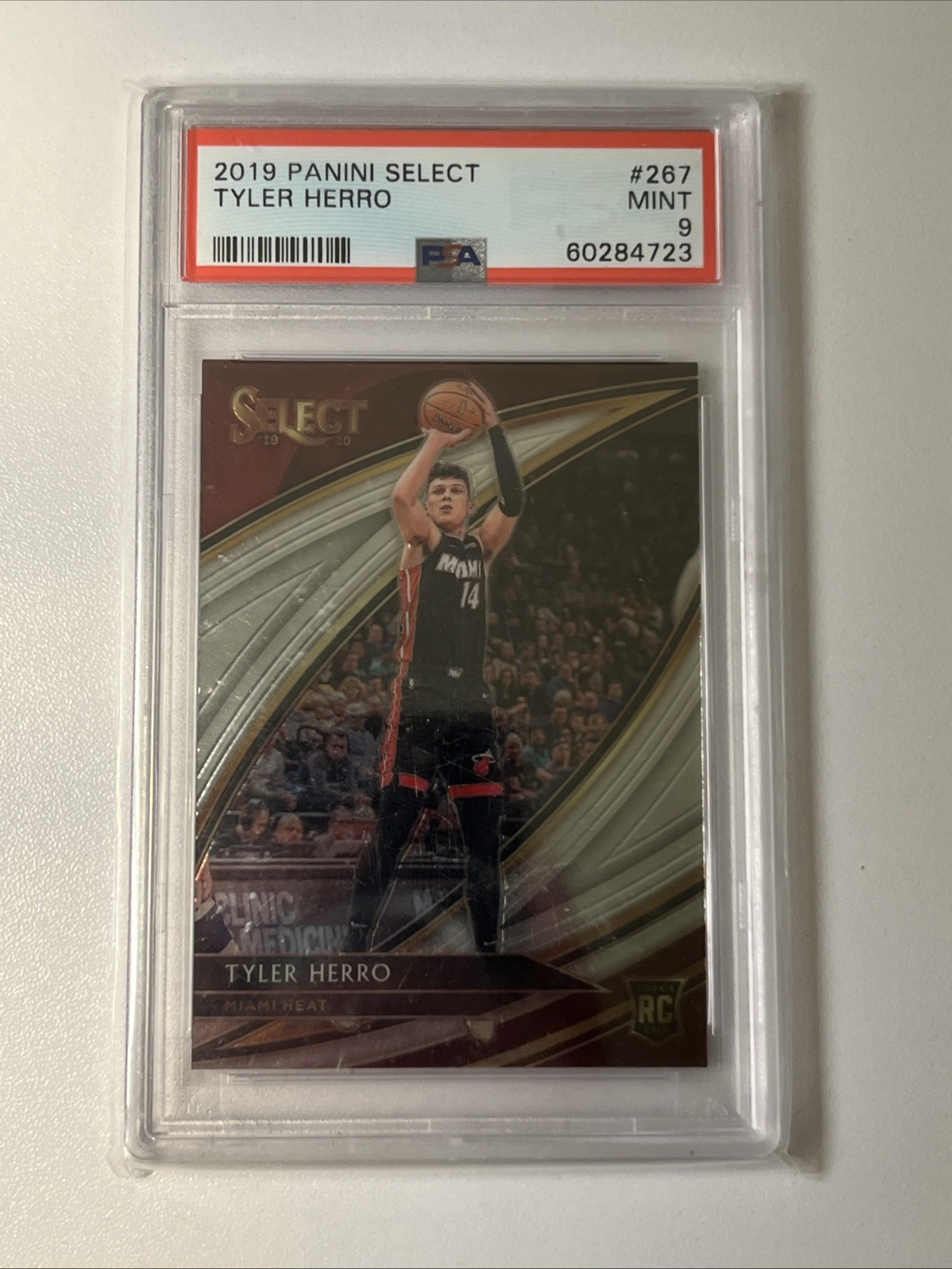2019-20 Panini Select - Courtside Tyler Herro #267 (RC) PSA 9