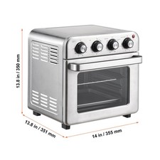 7-IN-1 Air Fryer Toaster Oven 18L 1800W Stainless Steel Convection Oven